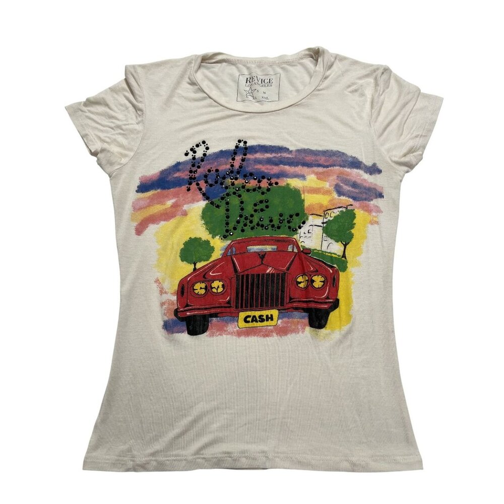 Revice Rodeo Drive Tee in White